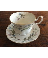 ROYAL ALBERT BRIGADOON ENGLISH BONE CHINA TEACUP &amp; SAUCER  - $14.76