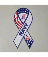 US Navy Ribbon Magnet 4&quot; x 8&quot; Flexible .020 Mil Flexible Indoor Outdoor New - $6.95