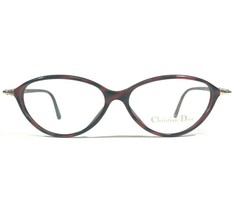 Christian Dior Eyeglasses Frames 2963 30 Black Red Tortoise Round 55-13-130 - $98.99