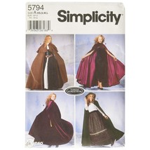 Simplicity Women&#39;s Cape Cosplay and Costume Sewing Patterns, Sizes XS-L - £18.06 GBP