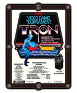 Tron Reproduction 24 x 32 1981 Promotional Video Full Arcade Game Contes... - $68.38 CAD