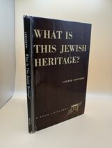 What Is This Jewish Heritage Lewisohn 1954 1st Hillel HC Judaica - $23.42
