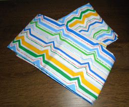 Wamsutta Standard Pillowcases 1970s Vibrations Pattern Set of 2 Made USA - £19.13 GBP