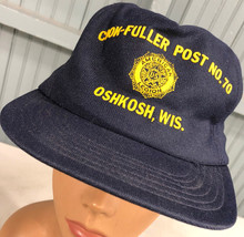 Cook Fuller Legion Post Oshkosh Wisconsin VTG Snapback Baseball Hat Cap - £12.39 GBP