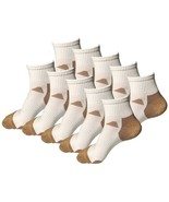 10Pair Womens Mid Cut Ankle Quarter Athletic Casual Sport Cotton Socks S... - £14.89 GBP