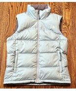 The North Face Down Vest Womens Small 700 Fill Nuptse Blue - $65.44