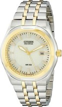 Citizen Corso BM6844-57P Men&#39;s 40mm Eco Drive Stainless Gold Two Tone Watch - £99.91 GBP