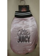 Juicy Couture Puffy Pink Rhinestone Dog Jacket Size L / XL NEW CUTE! - $317.21 MXN
