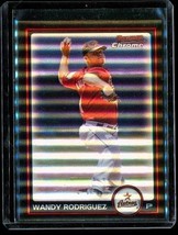 2010 Topps Bowman Chrome Refractor Baseball Card #70 Wandy Rodriguez Astros - £7.51 GBP