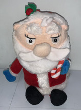 2014 Gemmy Holiday Animated Santa Sings &quot;Respect&quot; Shakes Moves Eyebrows Video - £20.81 GBP