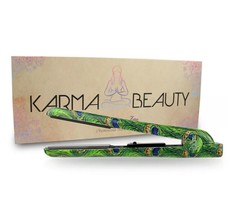 Flat Iron - Peacock Karma Beauty Supreme Ceramic - £40.63 GBP