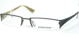 Karavan 5412 C94 GREY-GREEN /BROWN Eyeglasses Glasses Frame 52-20-130mm France - £91.99 GBP