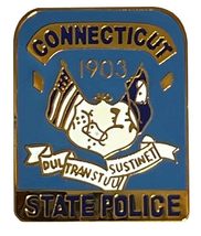 Connecticut State Police Patch Hat Cap Lapel Pin POP-007 (1) - £2.19 GBP+