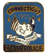 Connecticut State Police Patch Hat Cap Lapel Pin POP-007 (1) - $3.78 CAD+