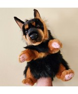 German Shepherd Dog Puppet by Hansa True to Life Look Plush Animal Learn... - £44.55 GBP