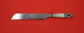 Acorn - Estate by Georg Jensen Sterling Bread Knife wide serrated blade HHWS 11&quot; - $385.11