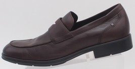 ROCKPORT Shoes Men Size 11 M Brown Leather Moc Toe Loafer Slip On Walk - £23.01 GBP