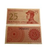 1964 Indonesia 25 Sen Banknote UNC - $2.15