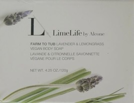 Limelife by Alcone Farm to Tub~ Lavender & Lemongrass~ Vegan soap Bar 4.25 oz