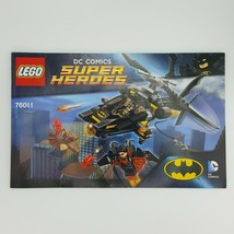 Lego DC Comics Super Heroes 76011 Building Instruction Manual Replacement - £4.14 GBP