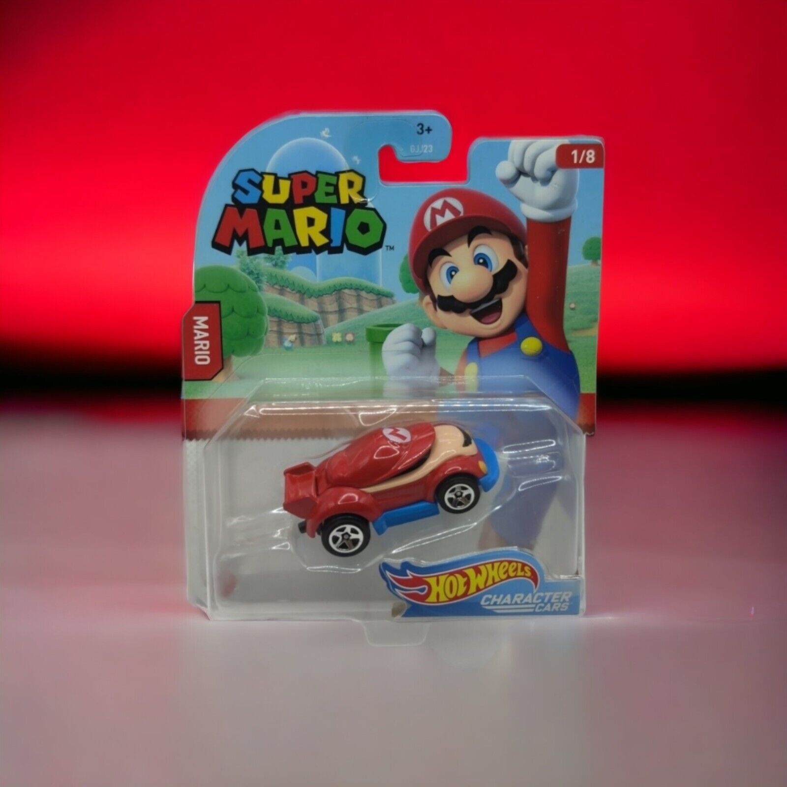 Primary image for Hot Wheels Mattel Character Cars Super Mario Bros 1/8 Scale GJJ23 Collectable