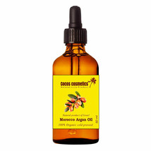 ARGAN OIL 100% Pure Organic Moroccan oil Best quality for hair skin &amp; body 4 oz - £22.20 GBP