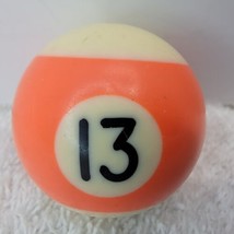 Miniature Pool Ball Small Billiards 1-1/2&quot; Pocket Size Single 13 Ball Orange - £5.05 GBP