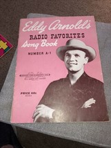 Eddy Arnold Radio Favorites Piano Songbook Number A-1 Vintage Sheet Music 1946 - £9.56 GBP