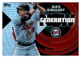 2022 Series 1 Generation Now #GN-20 Alex Kirilloff Minnesota Twins - £1.16 GBP