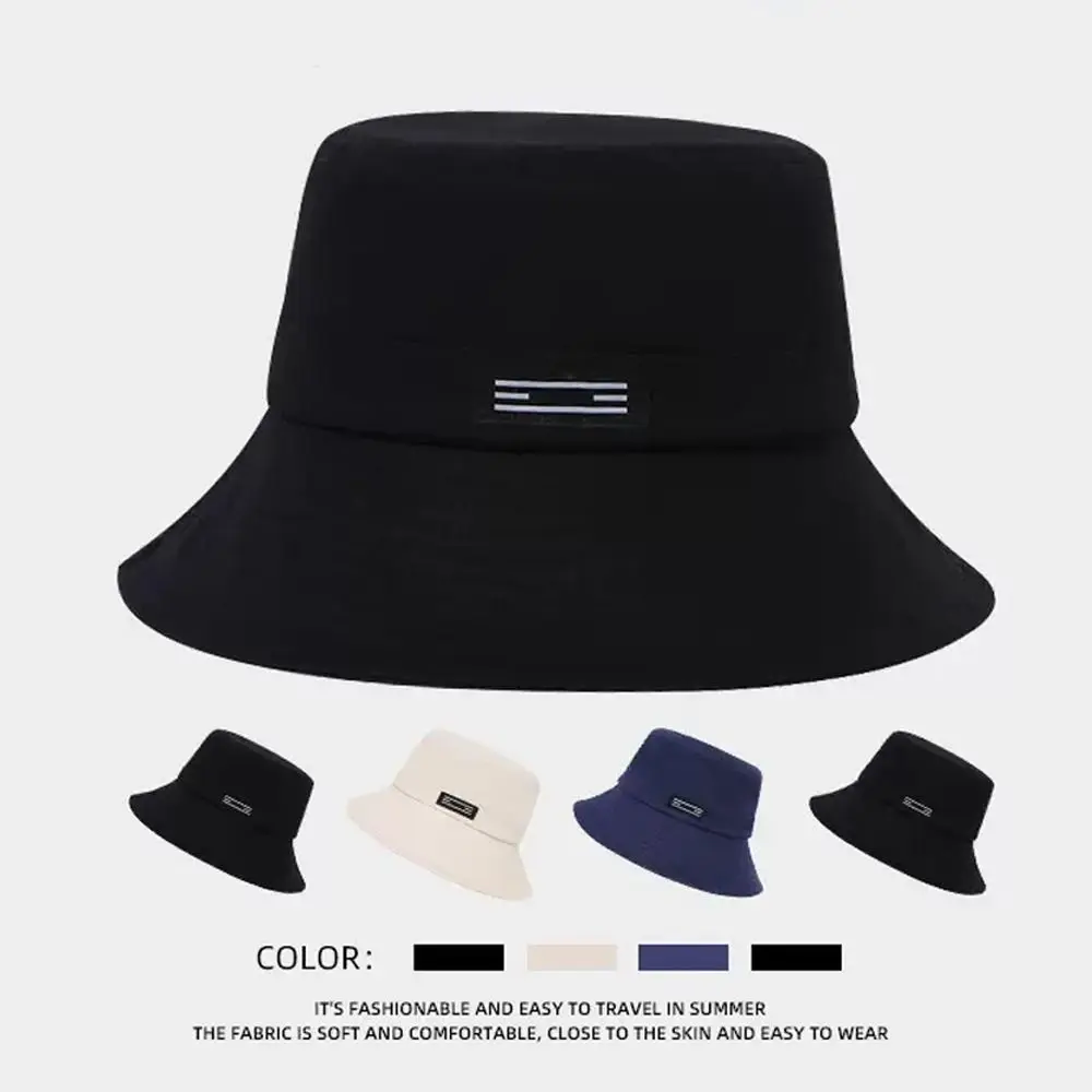 M/L/XL Bucket Hat Casual Cotton Big/Large Head Sun Cap Wide Brim Oversize - £12.90 GBP