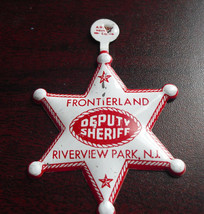 Unique Vintage 1940s Tin Metal Childrens Clip Deputy Sheriff Frontierland NJ - £17.01 GBP