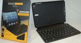 NEW ZaggKeys Apple iPad Mini 7&quot; BLACK Folio Bluetooth Keyboard &amp; Case St... - £20.14 GBP
