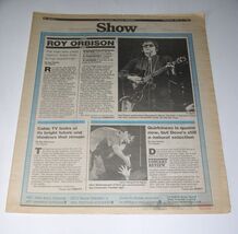 Roy Orbison Devo Show Newspaper Supplement Vintage 1988 Cover Story Soci... - $19.99