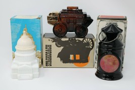 AVON Aftershave Cologne Vintage Captains Lantern The Capitol Stagecoach Lot of 3 - £11.83 GBP