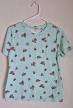 Isaac Mizrahi Live! Floral Printed Crew Neck T-Shirt - $131.02 MXN