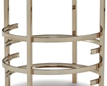 Signature Design by Ashley Montiflyn Contemporary Round End Table, White... - $297.99