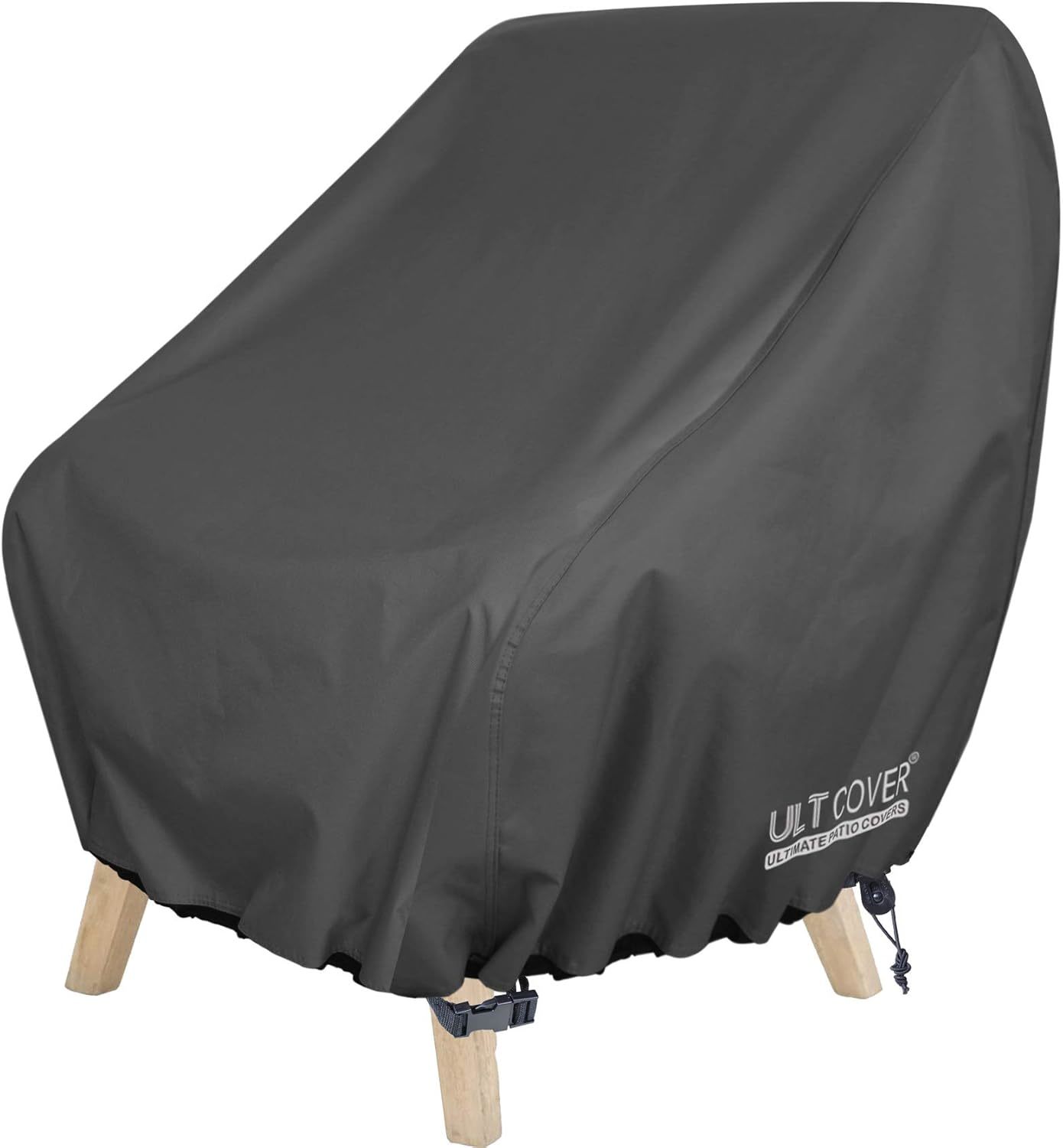Black, Ultcover Waterproof Patio Chair Cover - Outdoor Lounge Deep Seat ... - $38.95