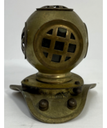 Vintage Brass Nautical Divers Helmet Miniature 3-1/2&quot; Tall - $19.99