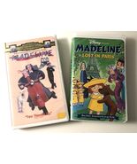 Walt Disney Madeline &amp; Madeline Lost in Paris 2 VHS Tapes Clamshell Cover - $9.95