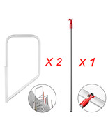 14 Step Wall-Mounted Attic Telescopic loft Ladder Pull Down Folding Stai... - $794.39 CAD