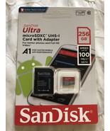 SanDisk 256GB Ultra MicroSDXC UHS-I Memory Card with Adapter  - $35.24 CAD