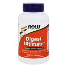 NOW Foods Digest Ultimate Healthy Digestion Support, 120 Vegetarian Capsules - £23.31 GBP