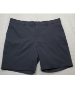 Mens Golf Shorts Size 44 Black Solid Stretch Standard Fit Performance Mi... - $23.09