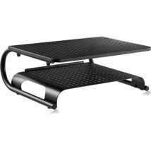Monitor Stand Riser For Computer,Laptop,Printer,Notebook And All Flat Screen Dis - £43.77 GBP