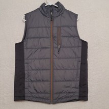 Solaris Men&#39;s Puffer Vest Size S Small Gray Outdoors Casual Sleeveless J... - £22.27 GBP