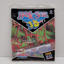 Book Sox 3D Stretchable Book Cover: Jumbo Green Red Gross Weird With 3D ... - €7,08 EUR