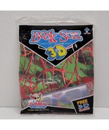 Book Sox 3D Stretchable Book Cover: Jumbo Green Red Gross Weird With 3D ... - $8.33