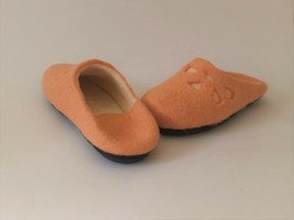 Wool slippers for women US 7.5 * Handmade house shoes  - £29.42 GBP