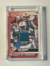 Dan Marino 2022 Game Used JERSEY FUSION Swatch NFL Miami Dolphins - Limited Card - £73.21 GBP