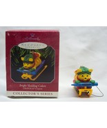 Vintage 1998 Hallmark Keepsake CRAYOLA CRAYON Sledding Teddy CHRISTMAS O... - $22.41 CAD